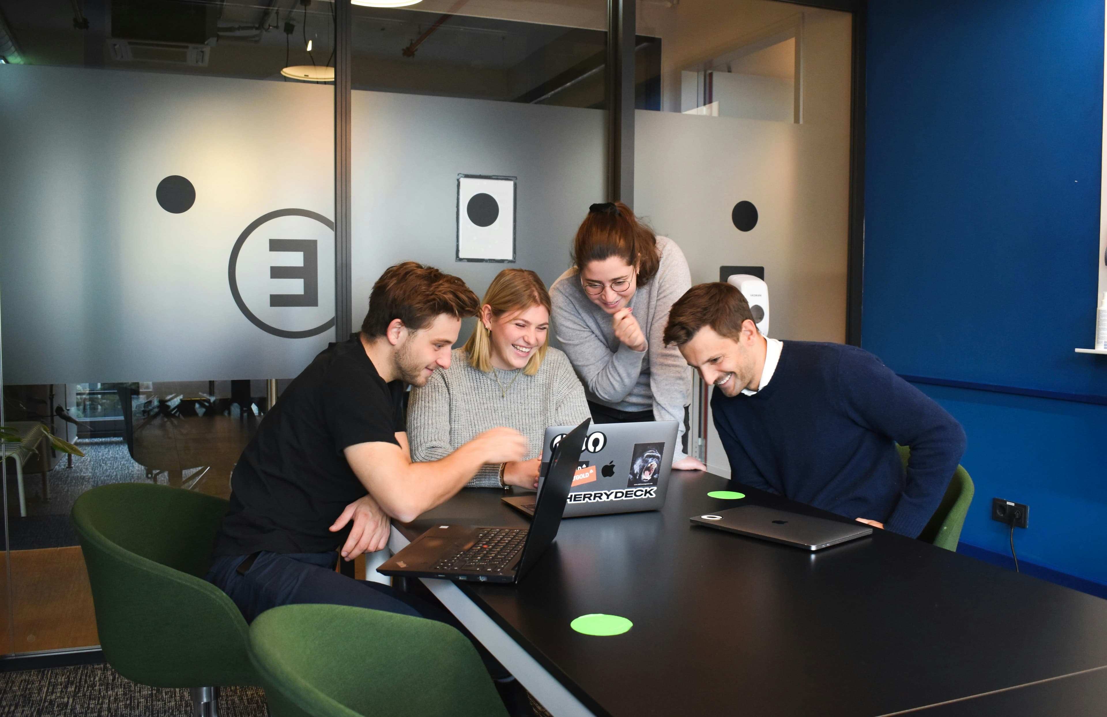 High-tech robotics, data, and software visualization